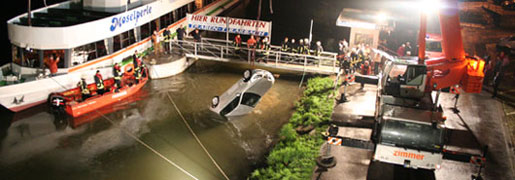 BMW in der Mosel