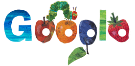 Die kleine Raupe Nimmersatt bei Google