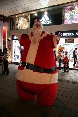 Santa Claus in Hongkong